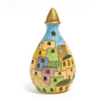 Light up ceramic vase